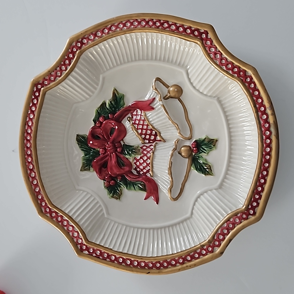 Fitz & Floyd Holiday Plate